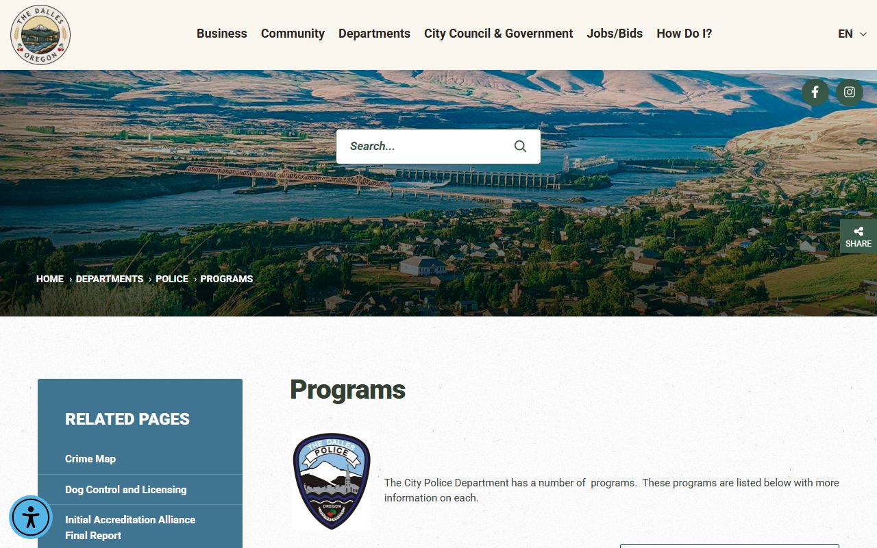 Wasco County arrest records The Dalles Police tip411 and app programs